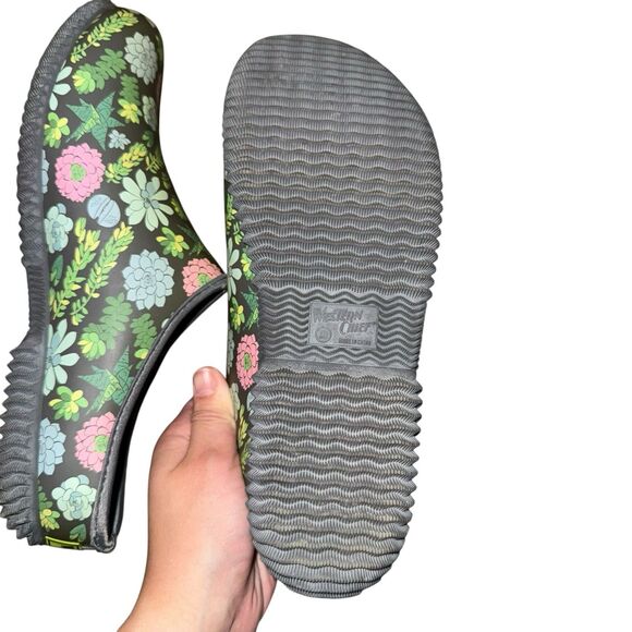 Western‎ Chief Garden Clogs Floral Plants Waterproof Size 10 - Picture 3 of 6